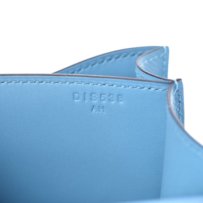 Hermes Epsom Constance 18 Bleu Du Nord Rouge De Coeur 7 of 22
