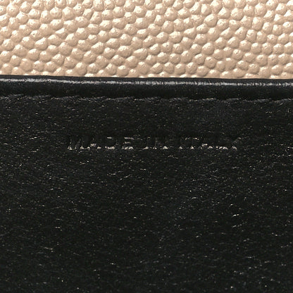 Saint Laurent Grain De Poudre Monogram Uptown Chain Wallet Dark Beige 8 of 11