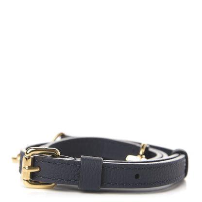 Louis Vuitton Calfskin 16mm Adjustable Shoulder Strap Black 2 of 2