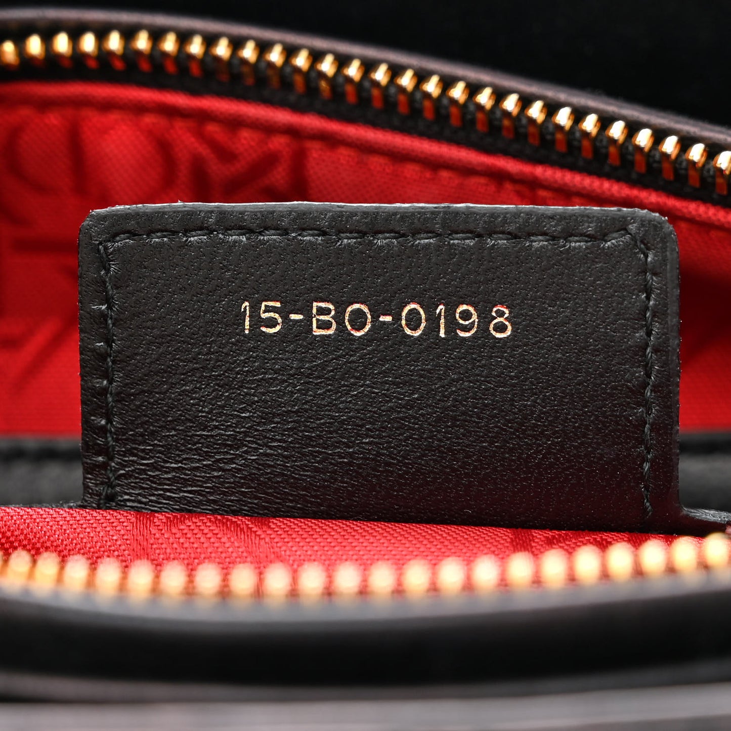 Lambskin Cannage Medium Lady Dior Black