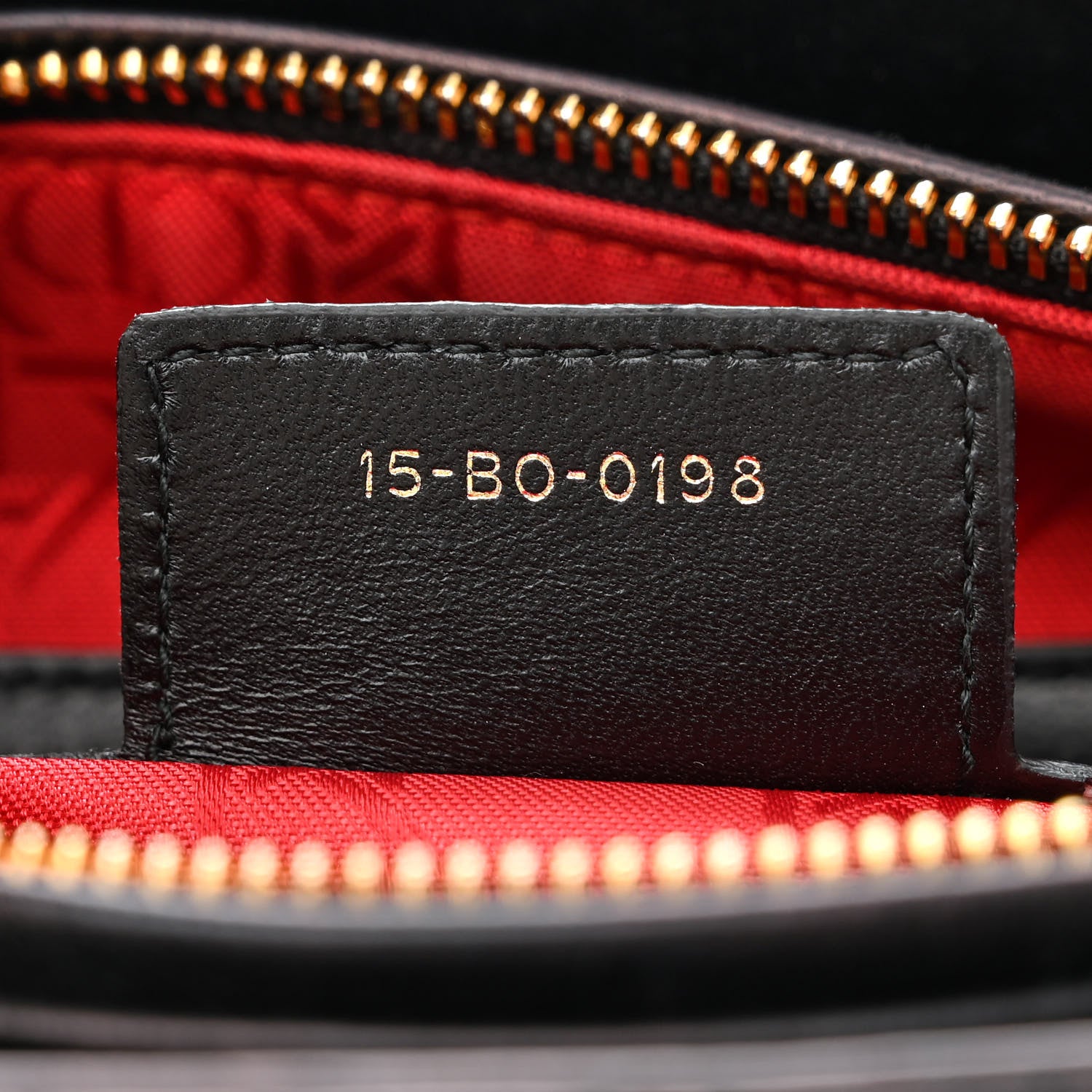 Christian Dior Lambskin Cannage Medium Lady Dior Black 7 of 12