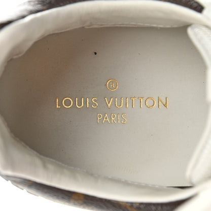Louis Vuitton Calfskin Monogram Run Away Sneakers 38 White 7 of 14