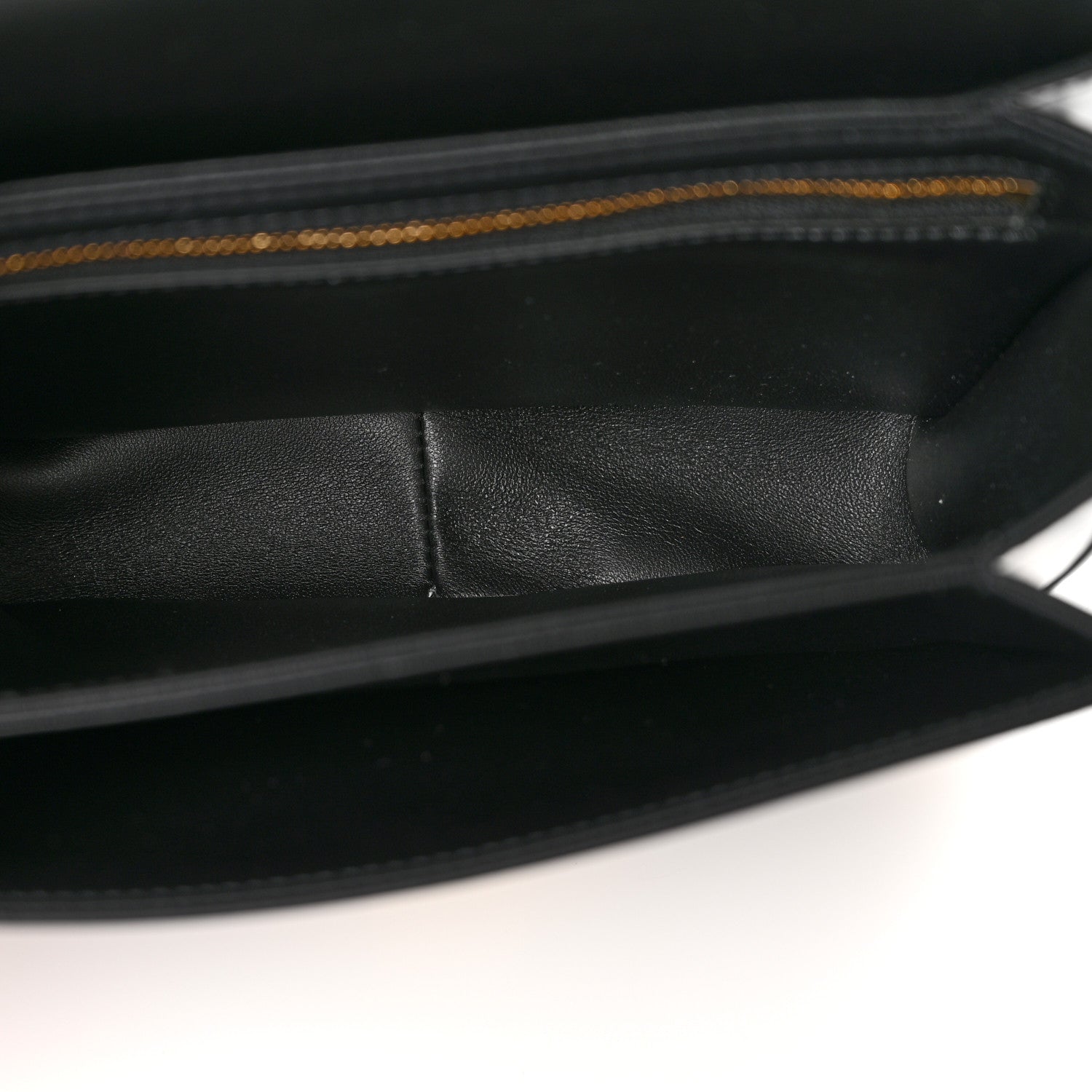 Celine Shiny Calfskin Teen Triomphe Black 5 of 10