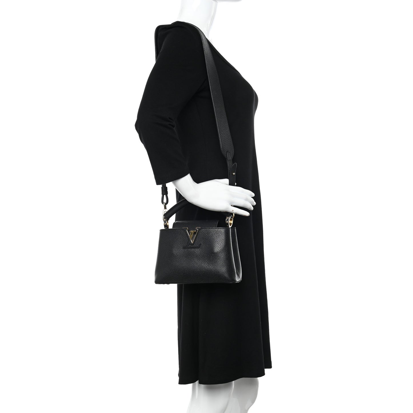 Taurillon Mini Capucines Black