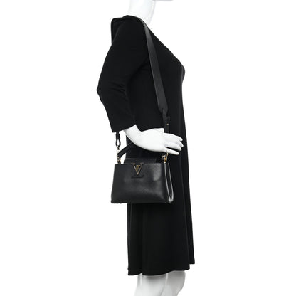 Louis Vuitton Taurillon Mini Capucines Black 2 of 19