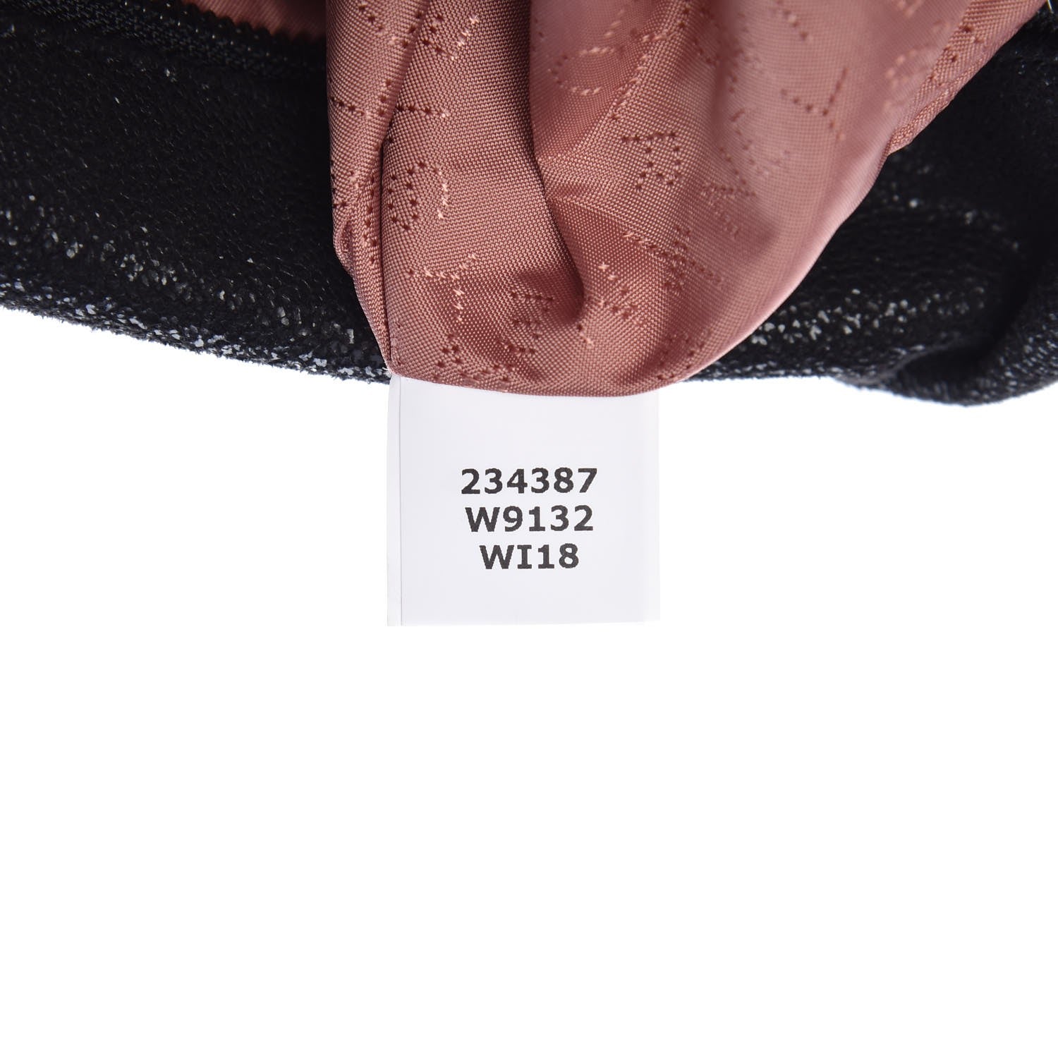 Stella McCartney Shaggy Deer Falabella Fold Over Tote Black 8 of 8