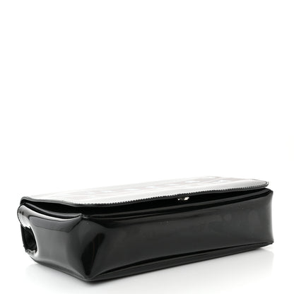 Burberry Patent Kingdom Flap Crossbody Black 4 of 12