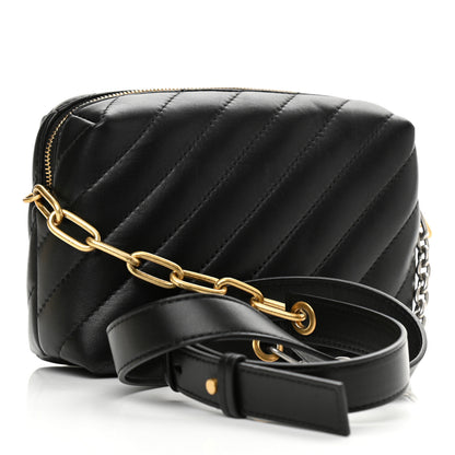 Off-White Calfskin Diagonal Quilted Jackhammer Camera Bag Black 3 of 9