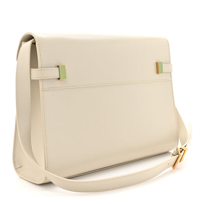 Saint Laurent Smooth Calfskin Manhattan Shoulder Bag Crema Soft 3 of 14