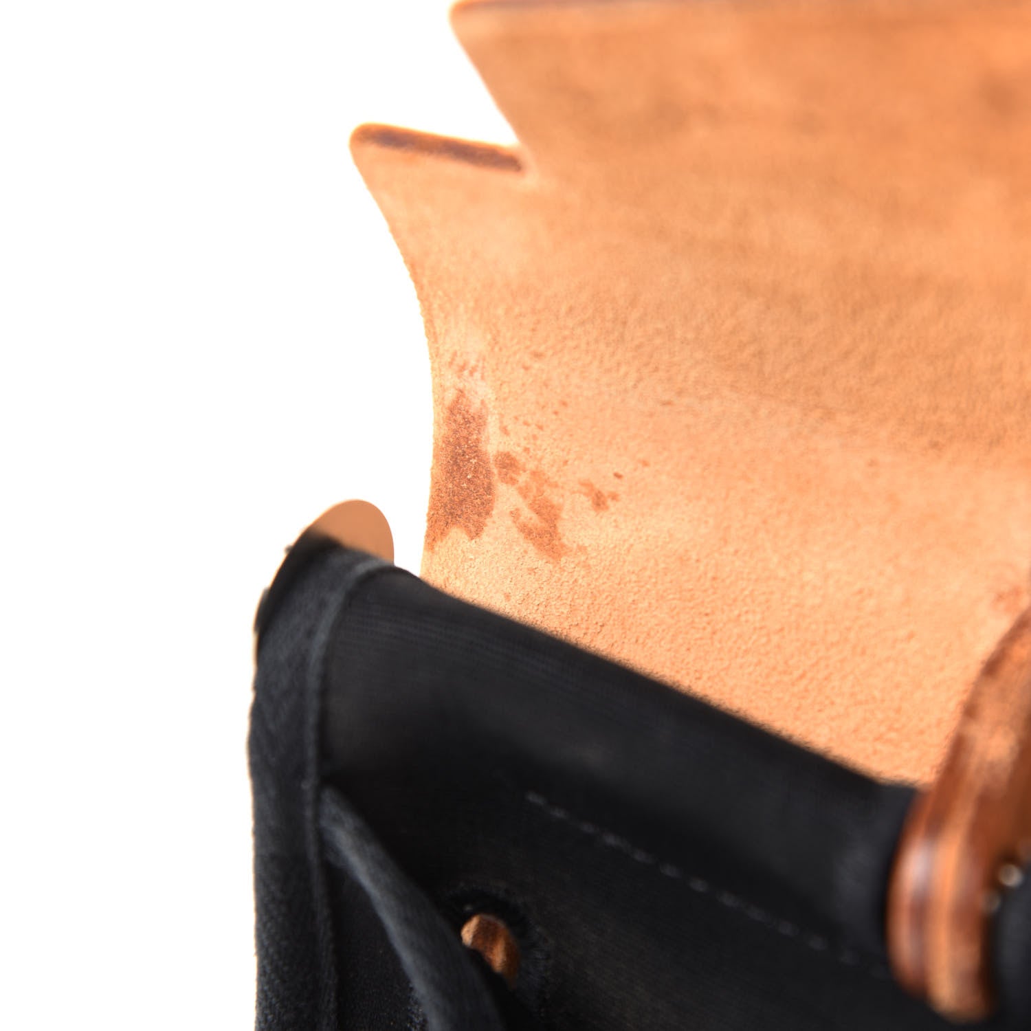 Hermes Toile Vache Calfskin Herbag 30 PM Black Natural 11 of 15
