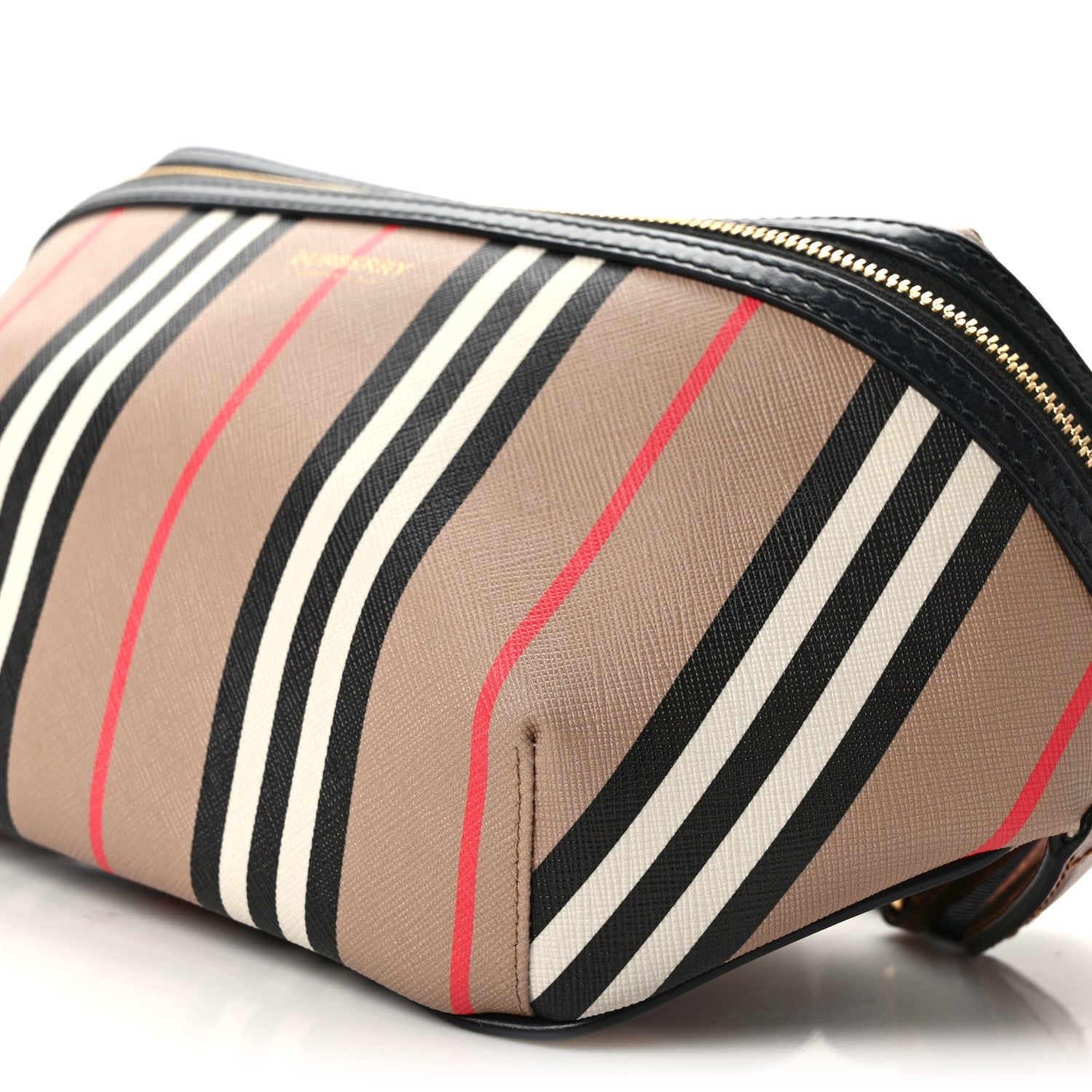 Burberry E-Canvas Icon Stripe Sonny Bum Bag Archive Beige 9 of 11