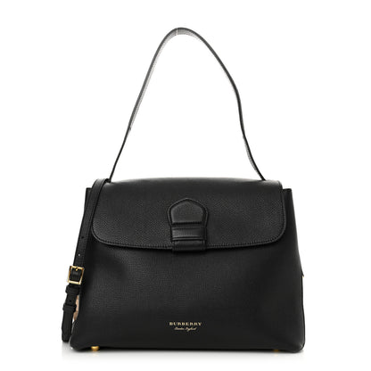 Burberry Derby Calfskin House Check Medium Camberley Black 1 of 13