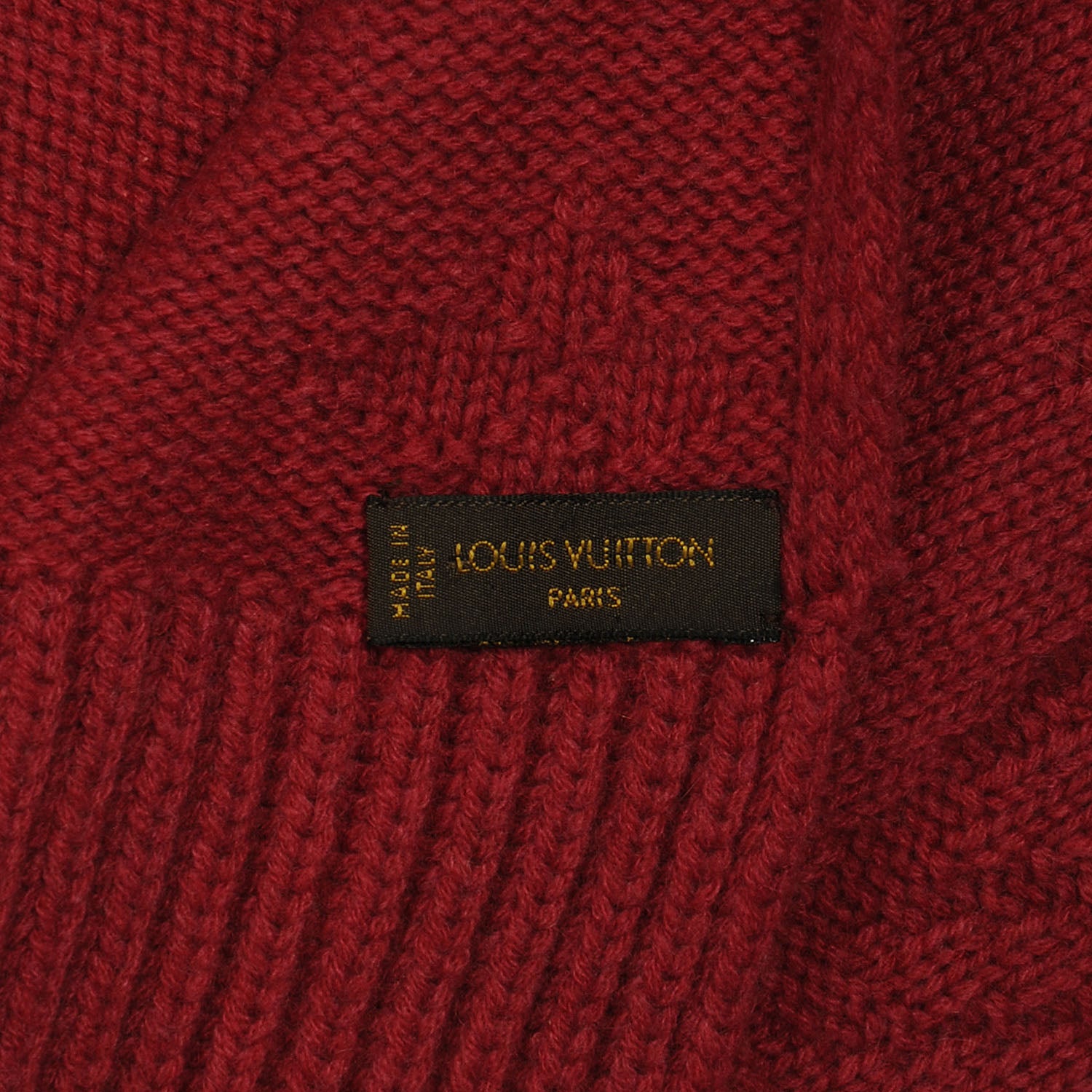 Louis Vuitton Cashmere Monogram Winter Scarf Pink 5 of 8