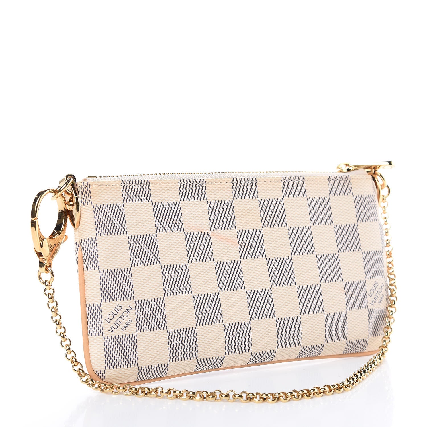 Louis Vuitton Damier Azur Pochette Milla MM 3 of 10