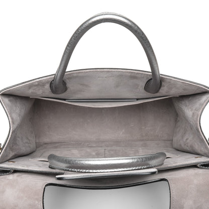 Christian Dior Metallic Grained Calfskin Medium Diorever Flap Silver 6 of 8