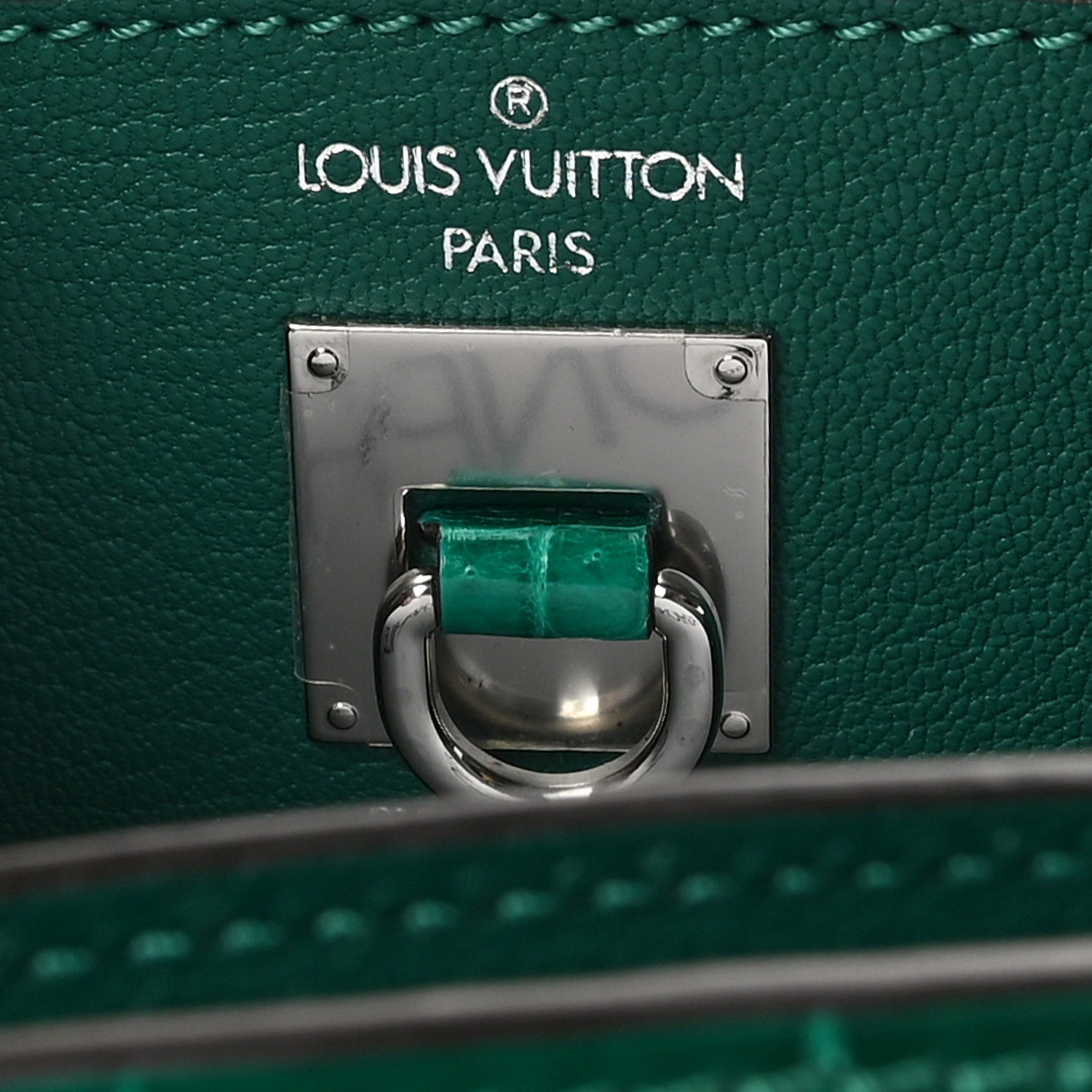Louis Vuitton Crocodile City Steamer PM Emeraude 6 of 10
