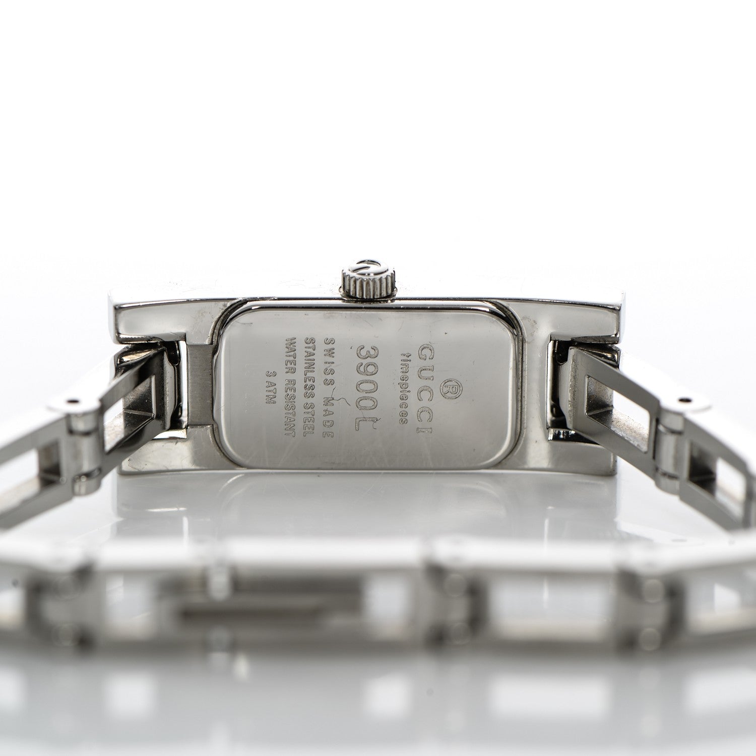 Gucci Stainless Steel Diamond 14mm G-Frame Quartz Watch 6 of 9