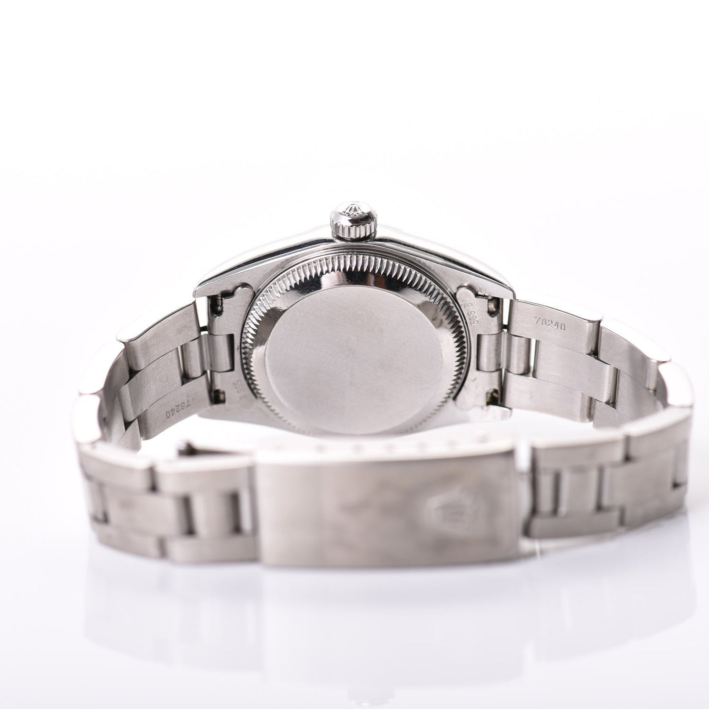Stainless Steel 26mm Oyster Perpetual Watch Pink 76030