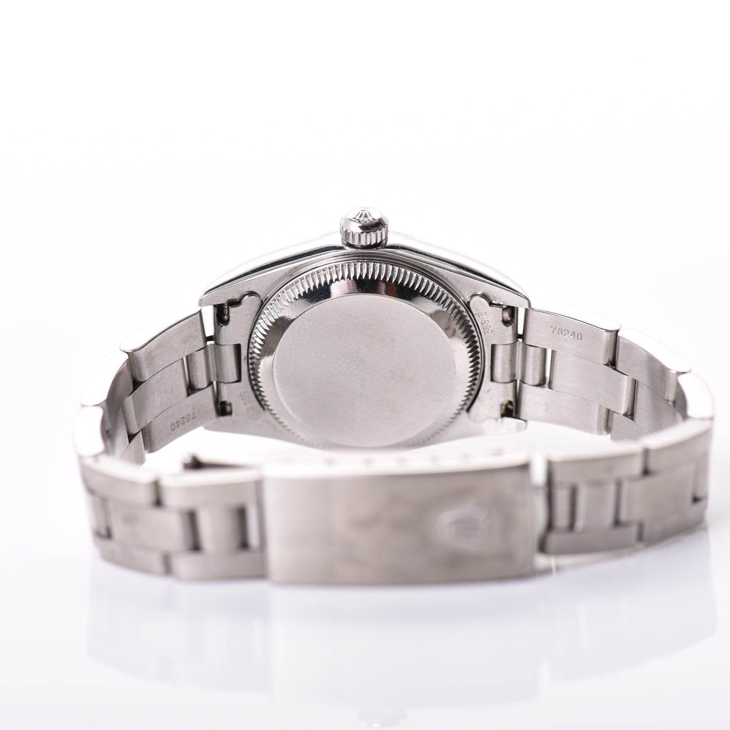 Rolex Stainless Steel 26mm Oyster Perpetual Watch Pink 76030 4 of 6