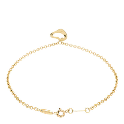 Tiffany 18K Yellow Gold Elsa Peretti Open Heart Bracelet 2 of 5