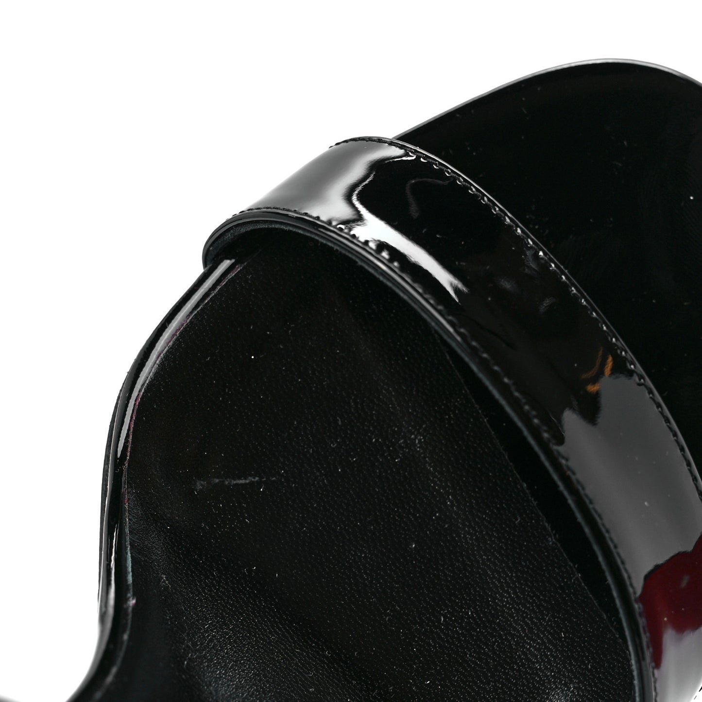 Patent Galva Lipqueen 100 Sandals 39 Black