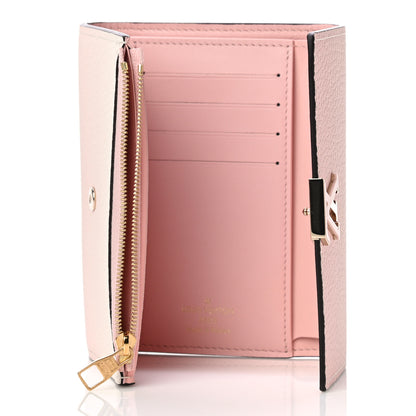 Louis Vuitton Taurillon Capucines Compact Wallet Rose 5 of 11