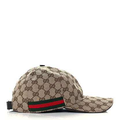 Gucci Monogram Web Baseball Hat L Beige Cocoa 4 of 8