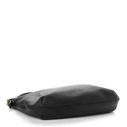 Gucci Grained Calfskin Logo Half Moon Hobo Black 4 of 9