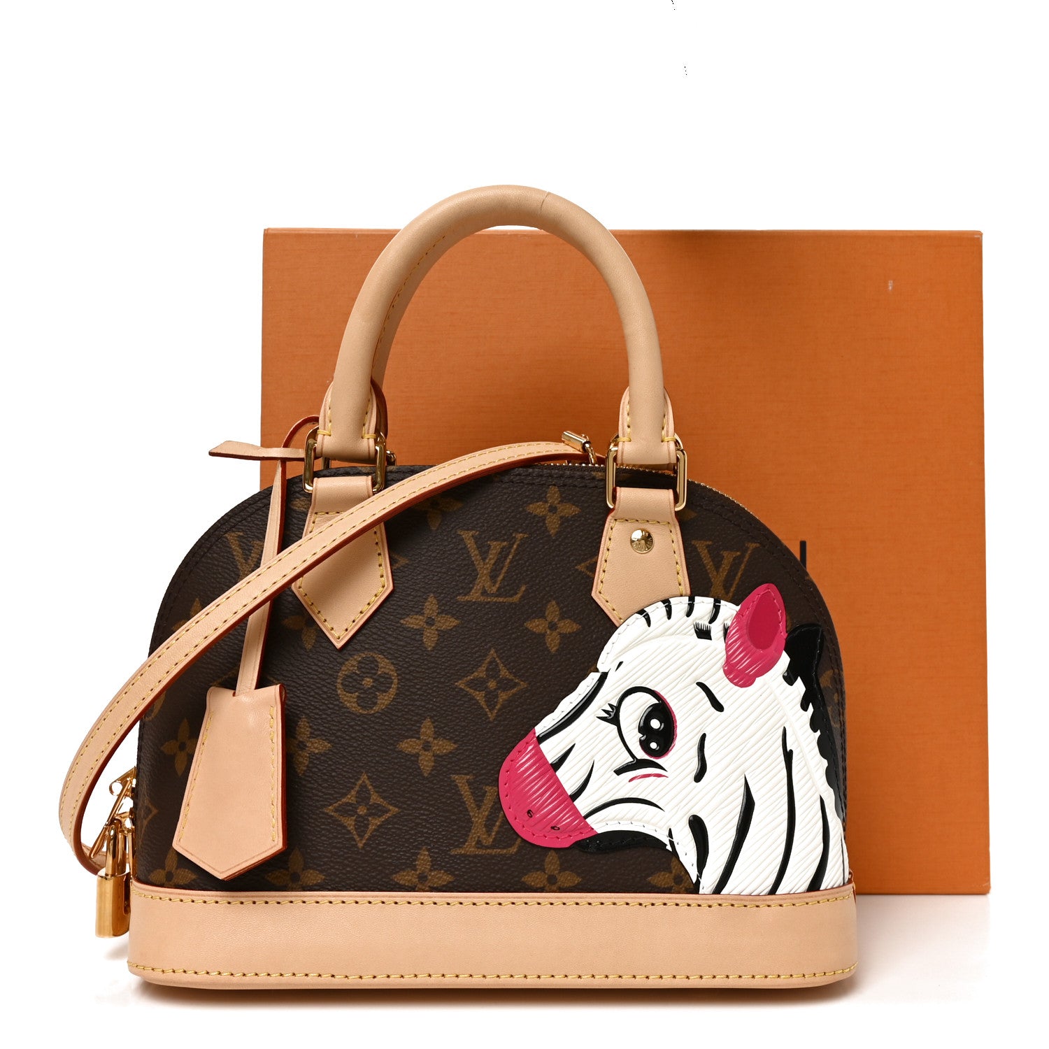 Louis Vuitton LV X Sun Yitian Monogram Zebra Alma BB 10 of 10