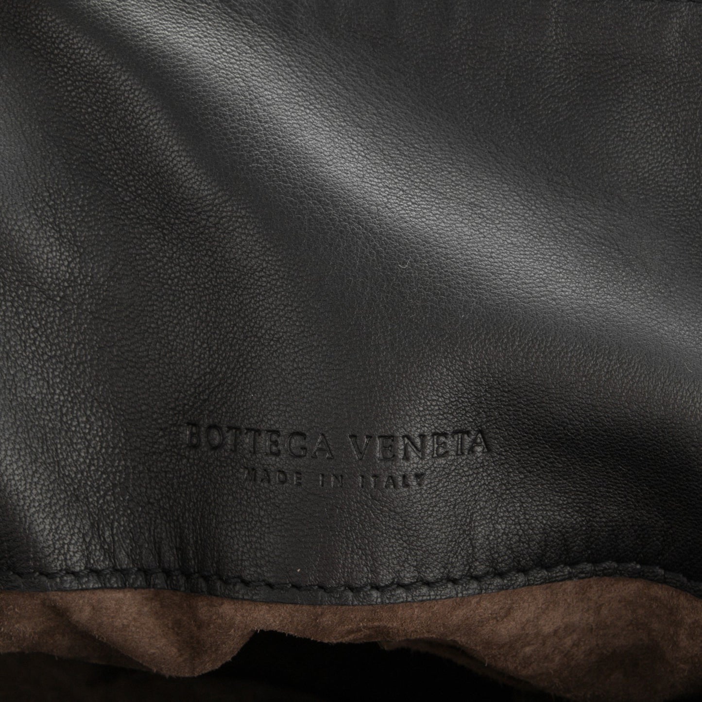 Nappa Intrecciato Grommet Tote Nero Black