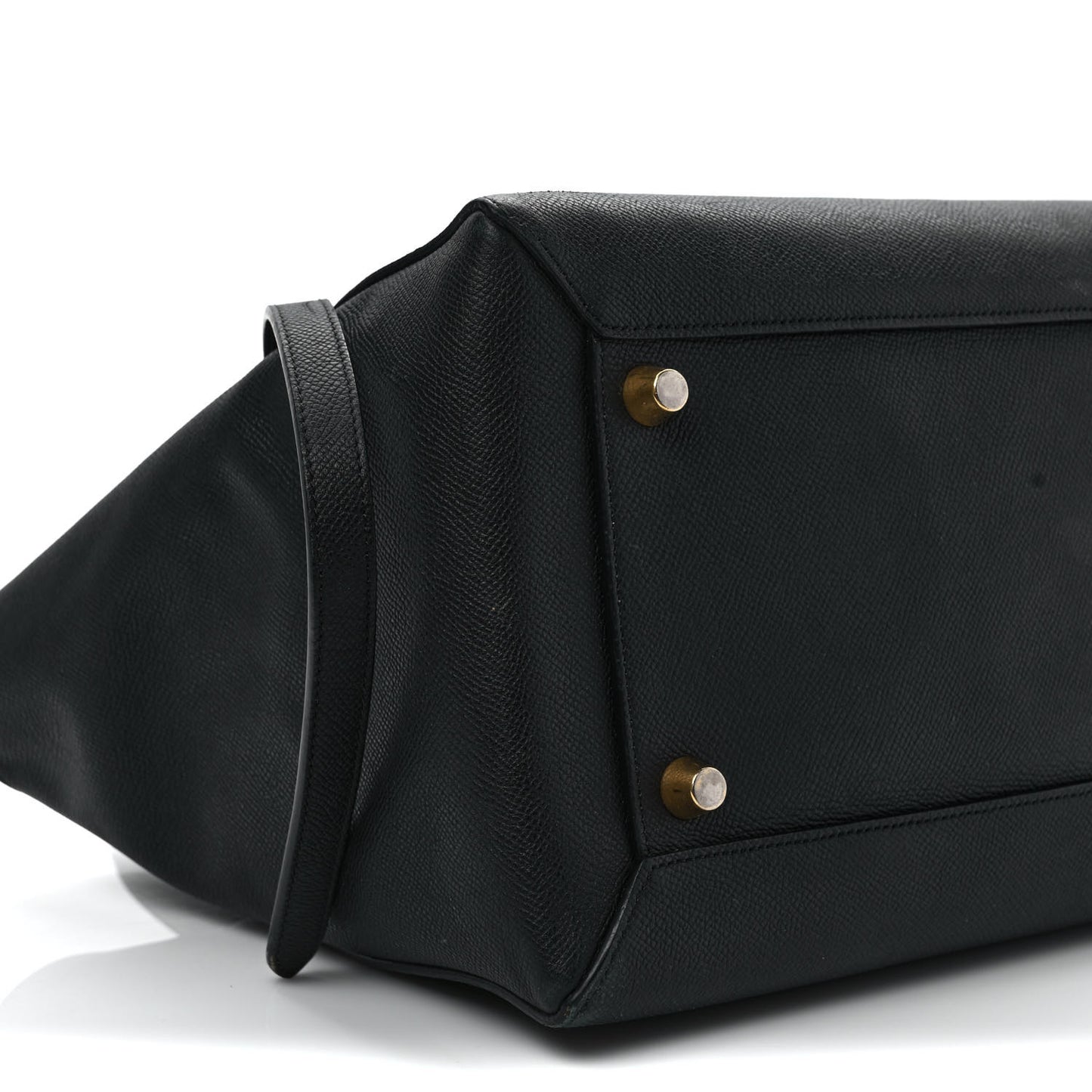 Grained Calfskin Mini Belt Bag Black