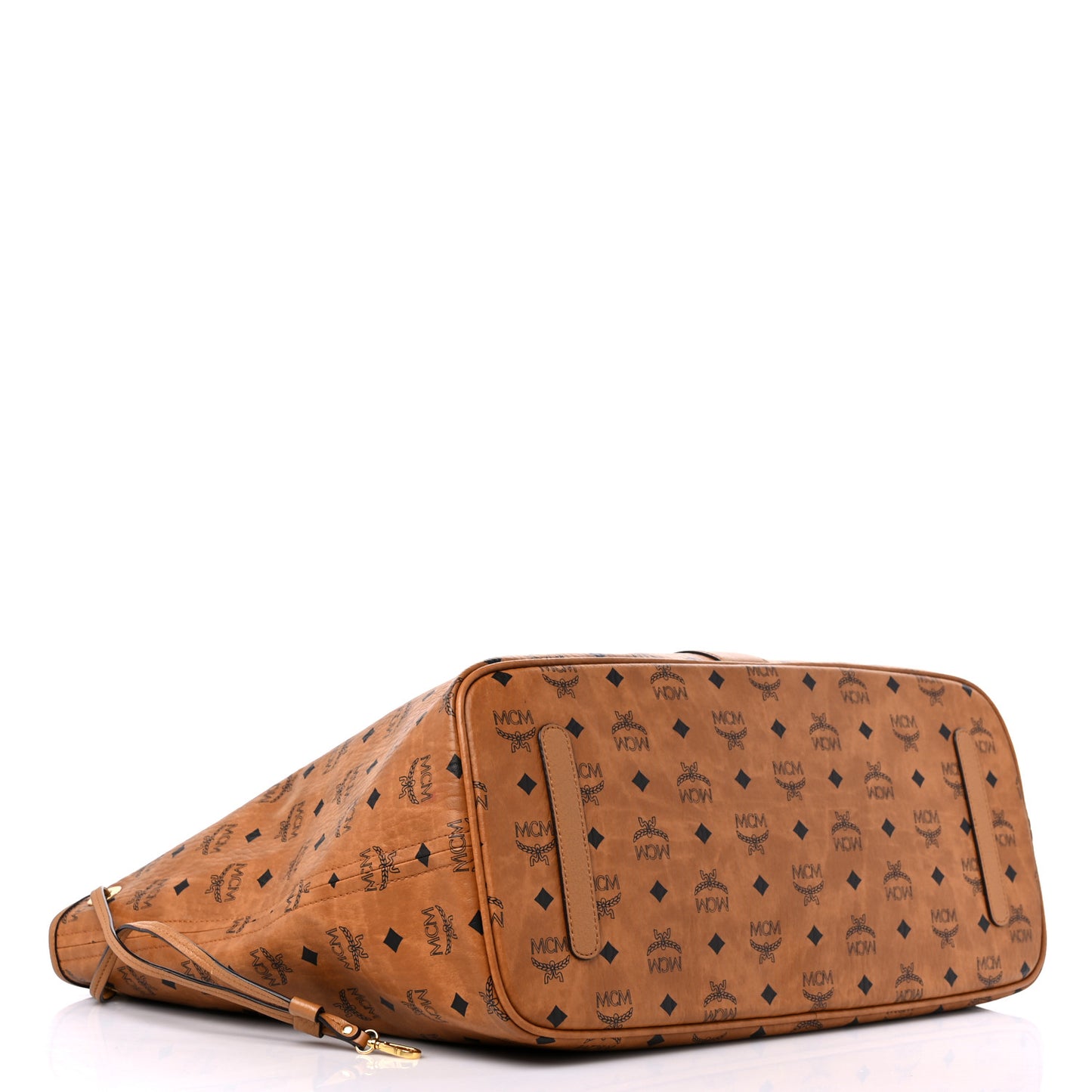 Visetos Large Liz Reversible Shopper Tote Cognac