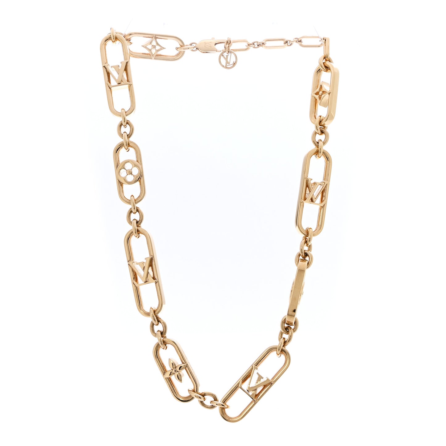 Metal My LV Chain Necklace Gold