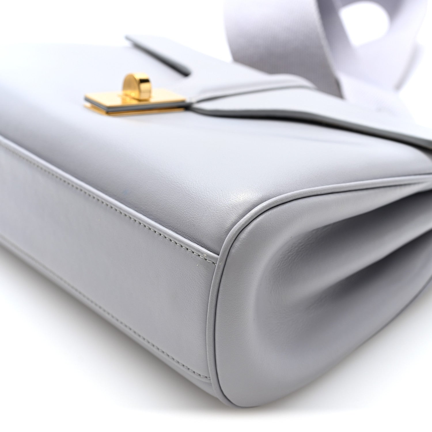 Celine Smooth Calfskin Teen Soft 16 Shoulder Bag Light Grey 9 of 9