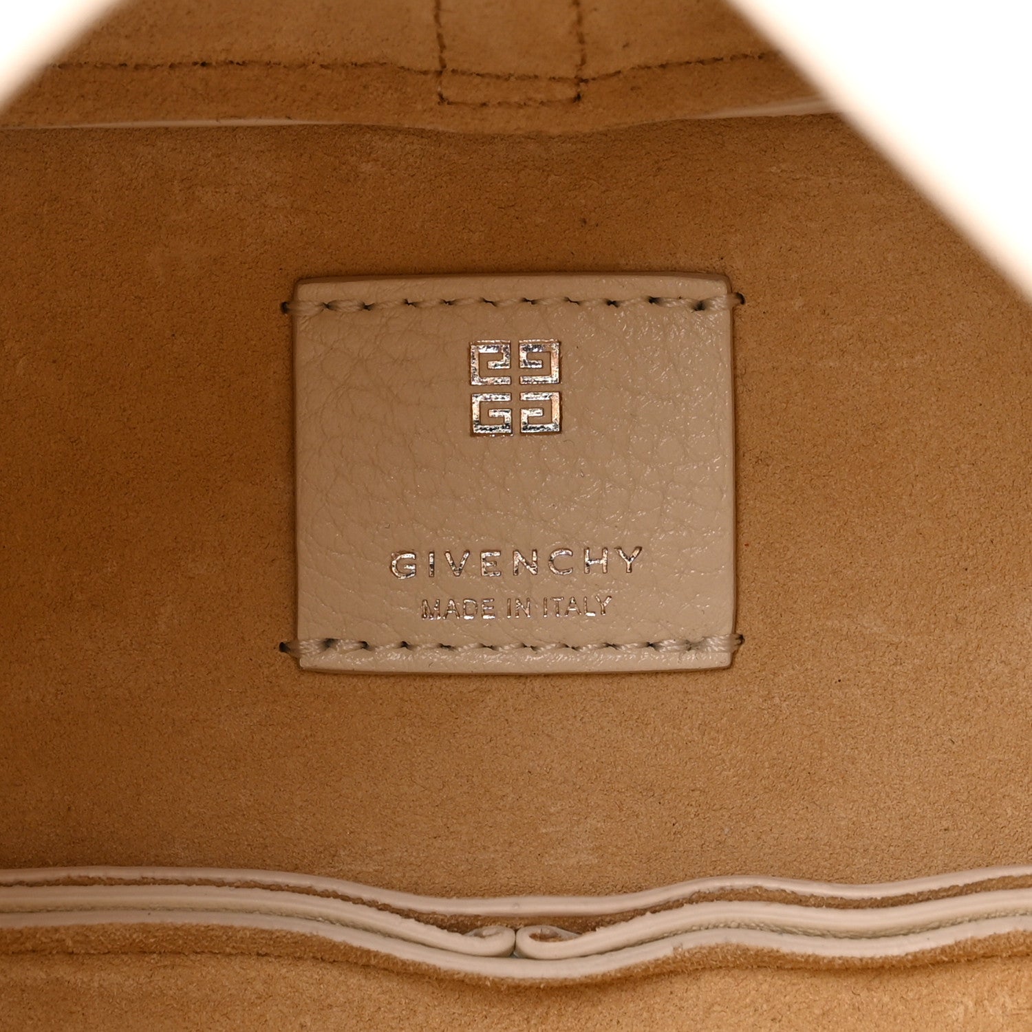 Givenchy Textured Calfskin Mini G Hobo Ivory 6 of 9