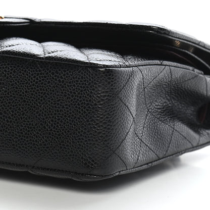 Chanel Caviar Quilted Medium Double Flap Black 9 of 9