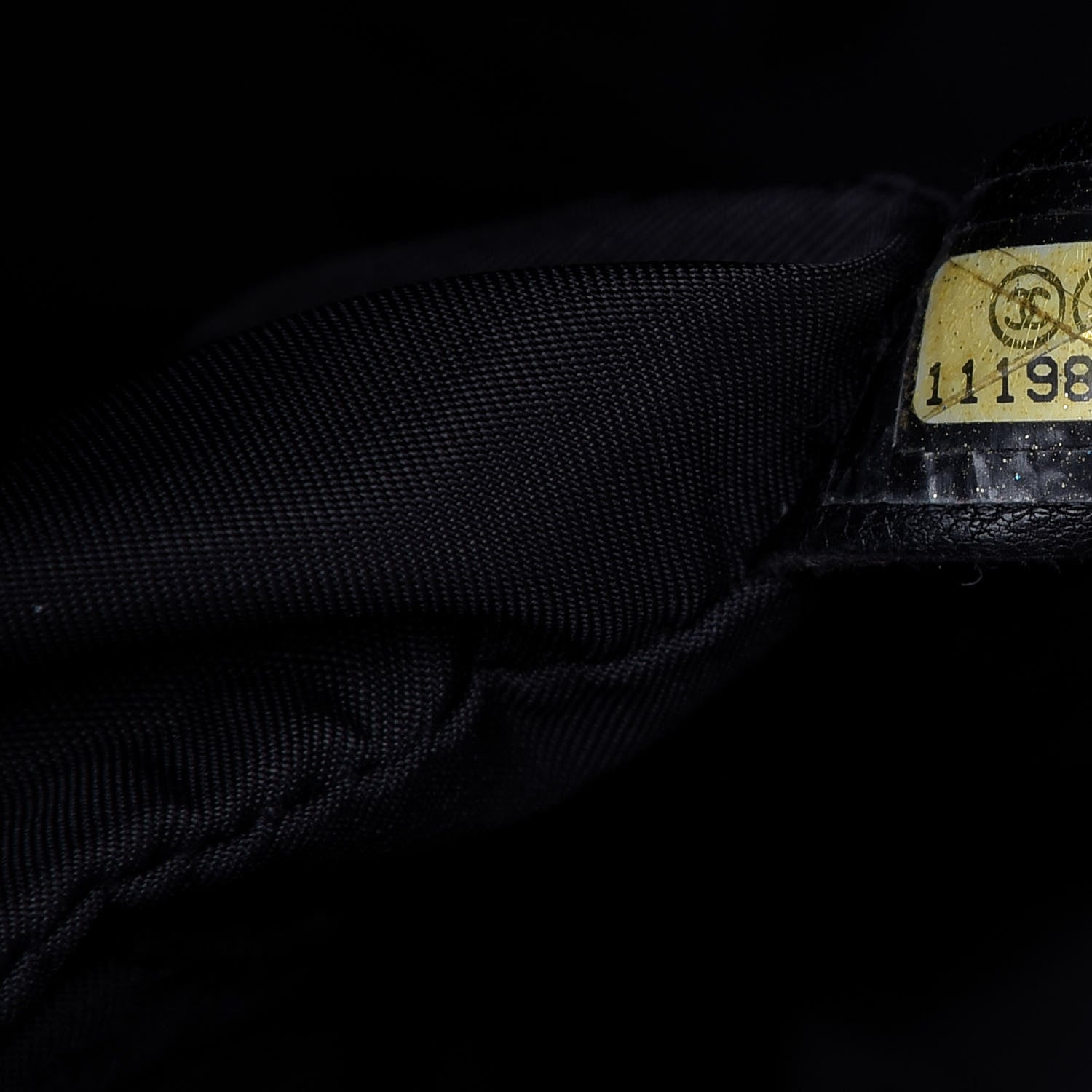 Chanel Coated Canvas Quilted Small Paris Biarritz Tote Black 9 of 9