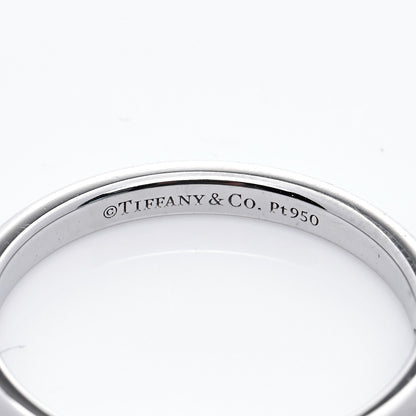 Tiffany Platinum Diamond 2mm Classic Wedding Band Ring 51 5.75 4 of 5