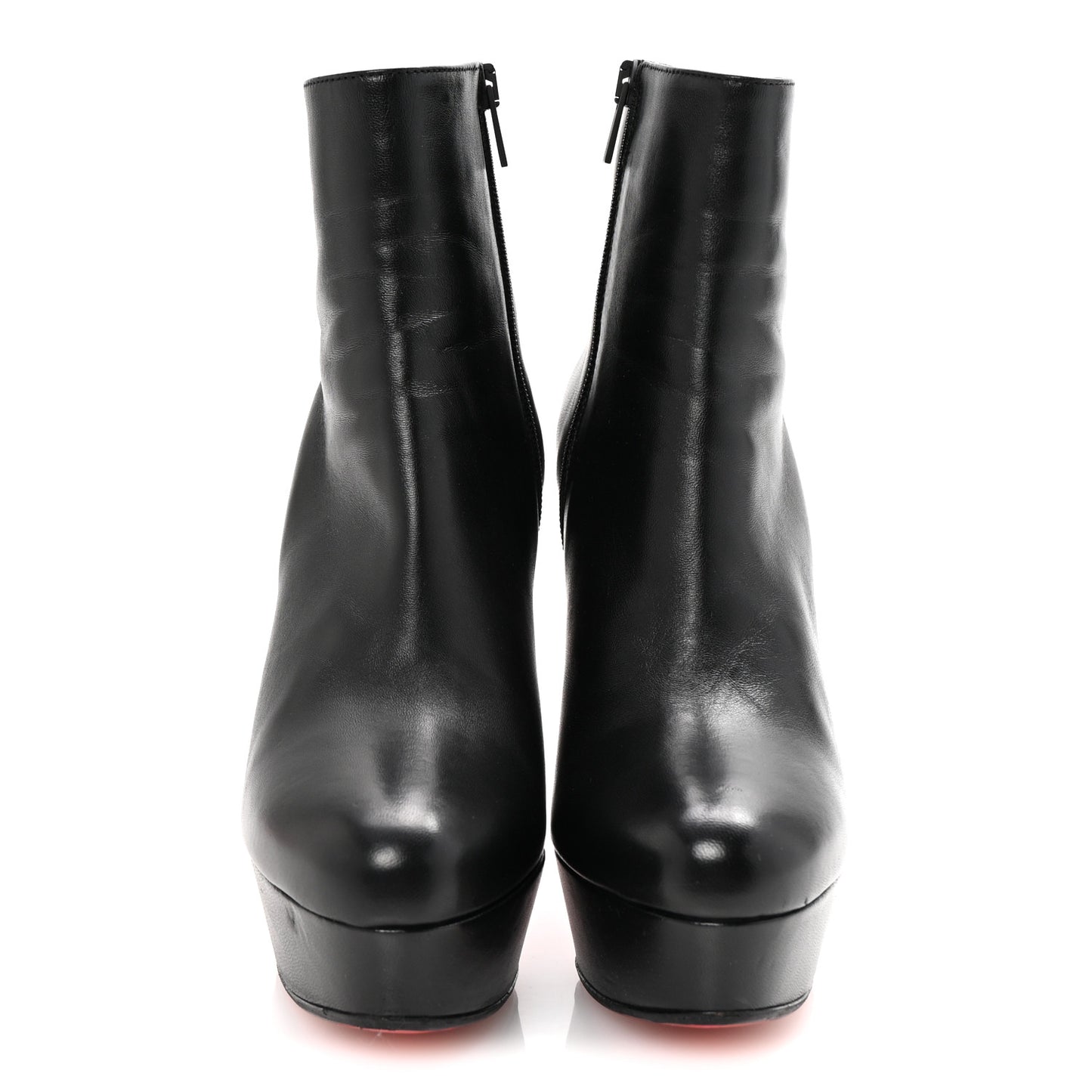 Calfskin Bianca 120 Ankle Boots 39.5 Black