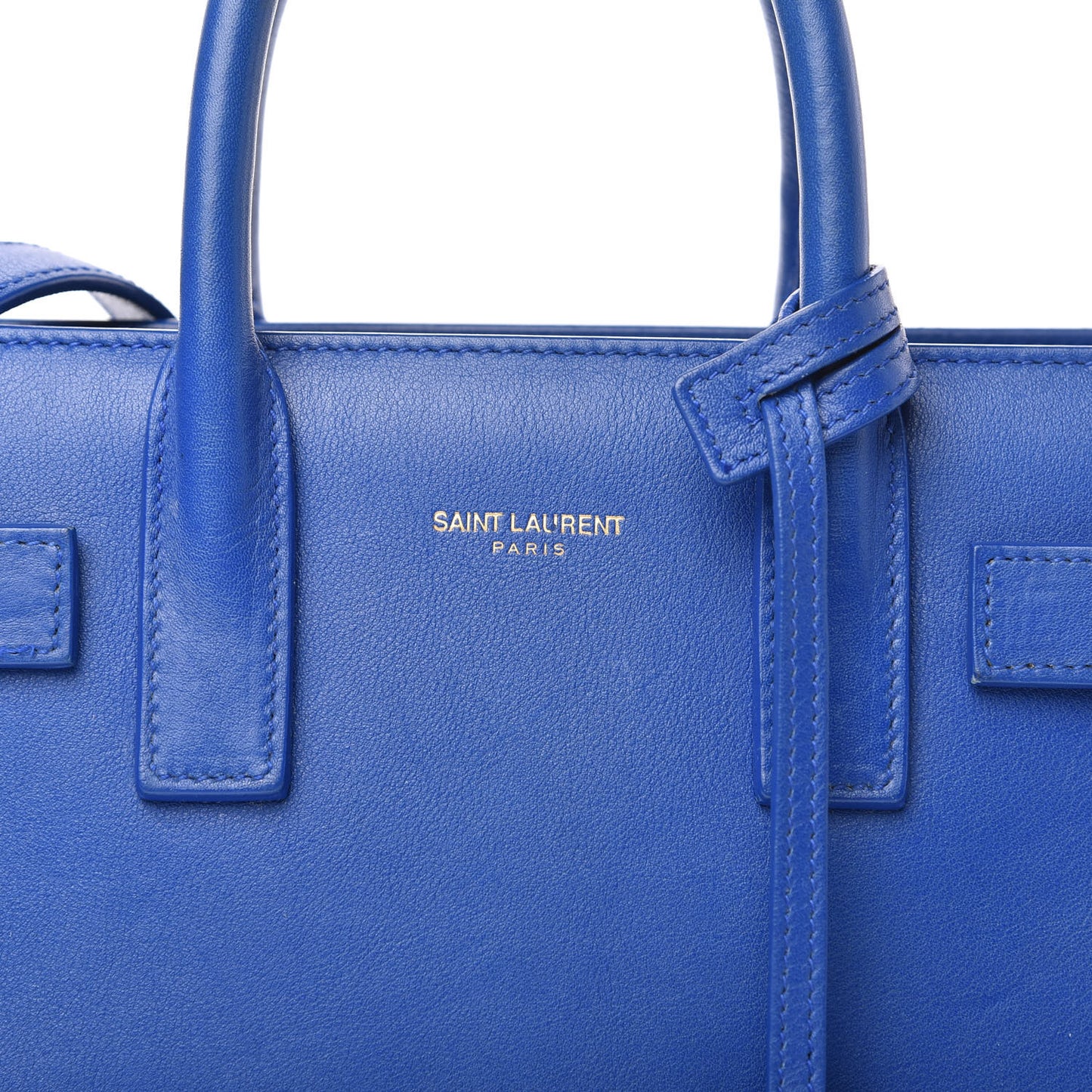 Calfskin Nano Sac De Jour Royal Blue
