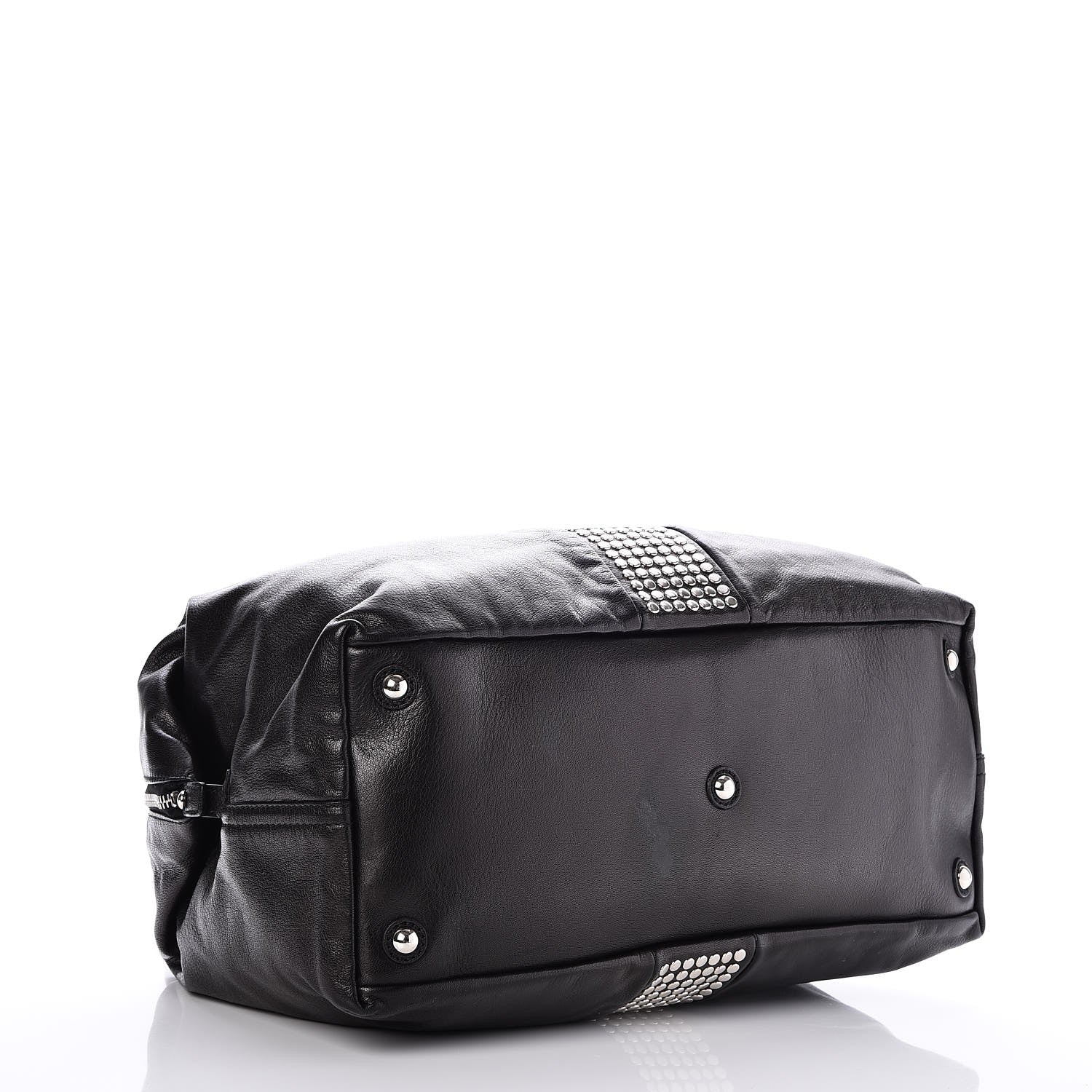 Saint Laurent Chevre Large Rock Stud Easy Y Black 4 of 8