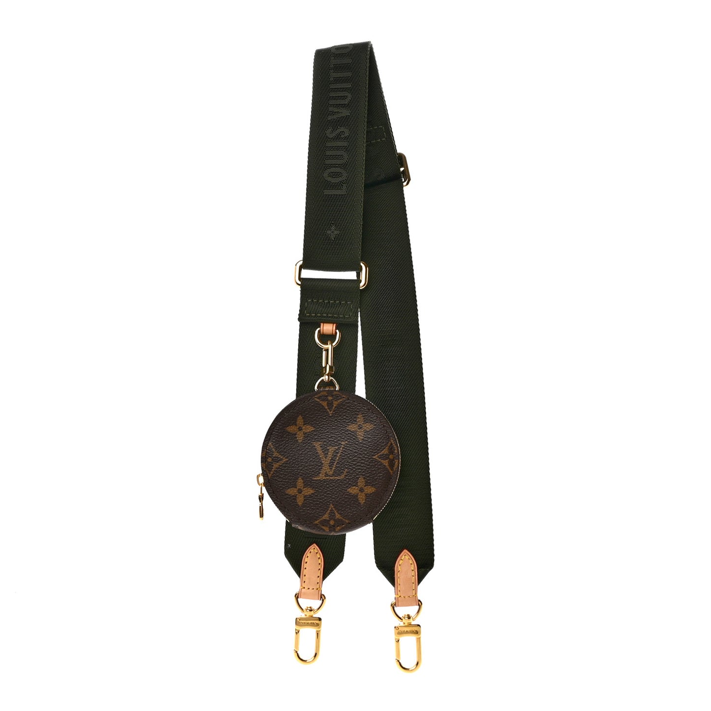 Monogram Multi Pochette Accessories Bandouliere Shoulder Strap Kaki