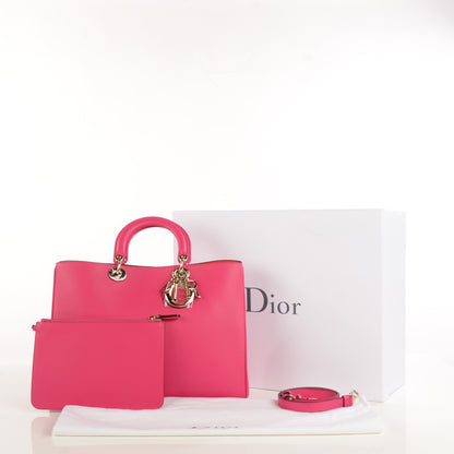 Christian Dior Smooth Calfskin Large Diorissimo Fuchsia 8 of 12