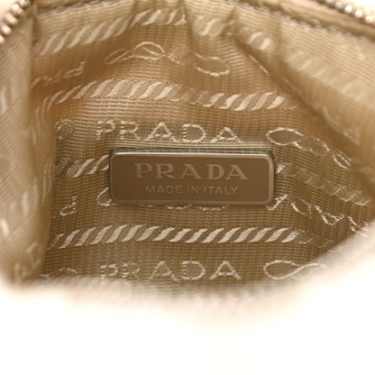 Prada Cashmere Mini Re-Edition 2000 Bag Naturale 6 of 10