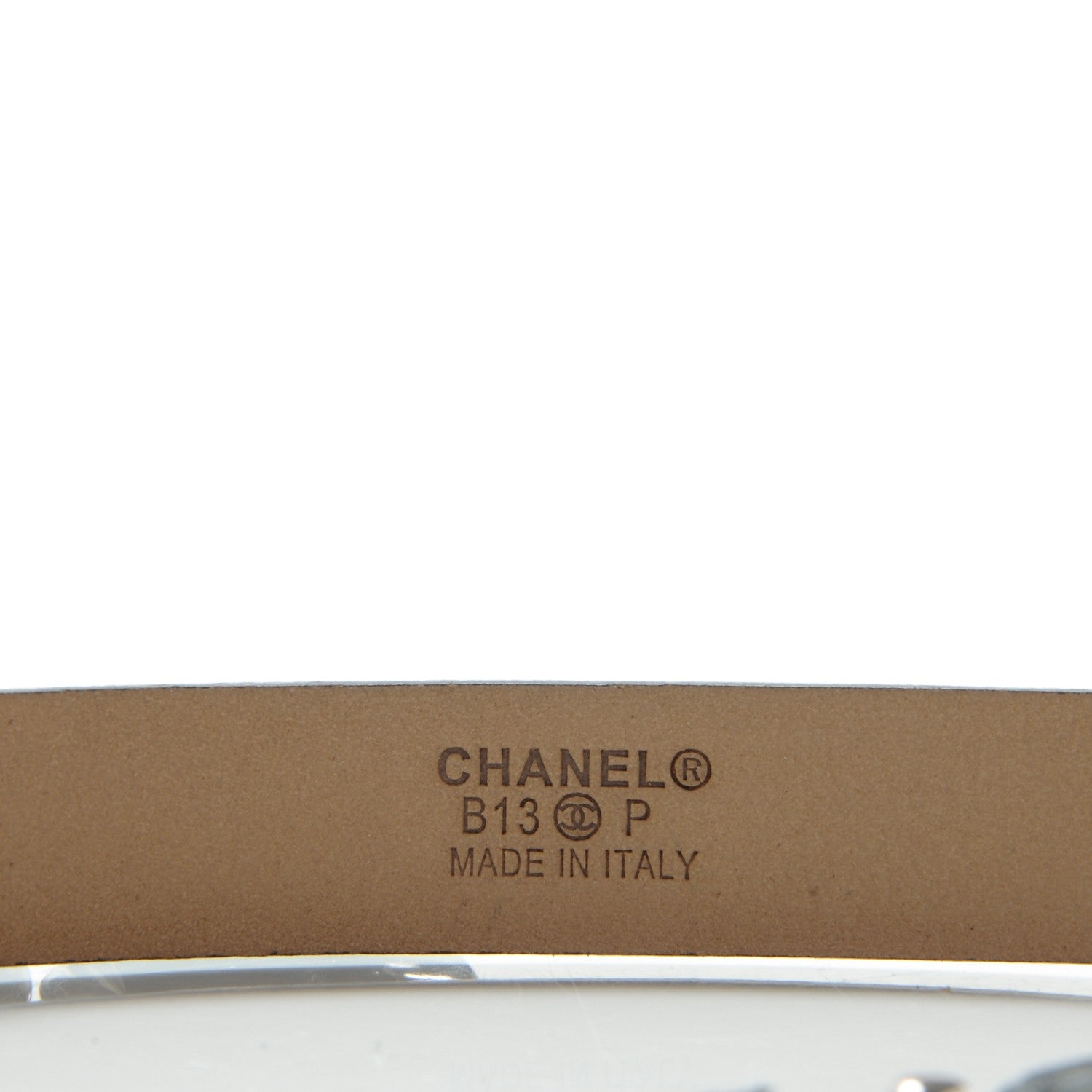 Chanel Lambskin CC Chain Belt 95 38 Black Silver 9 of 10