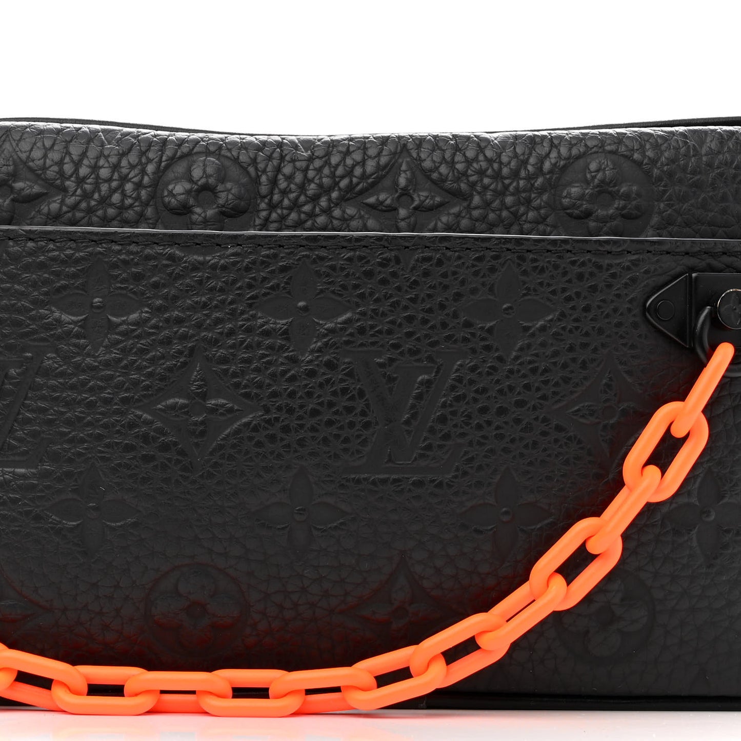 Taurillon Monogram Uniformes Solar Ray Soft Pochette Volga Belt Bag Black
