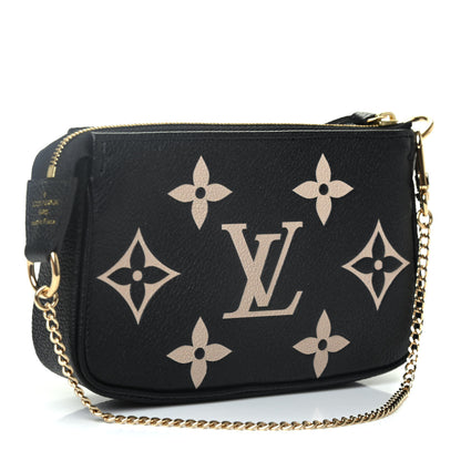 Louis Vuitton Empreinte Monogram Giant Mini Pochette Accessories Black 2 of 4