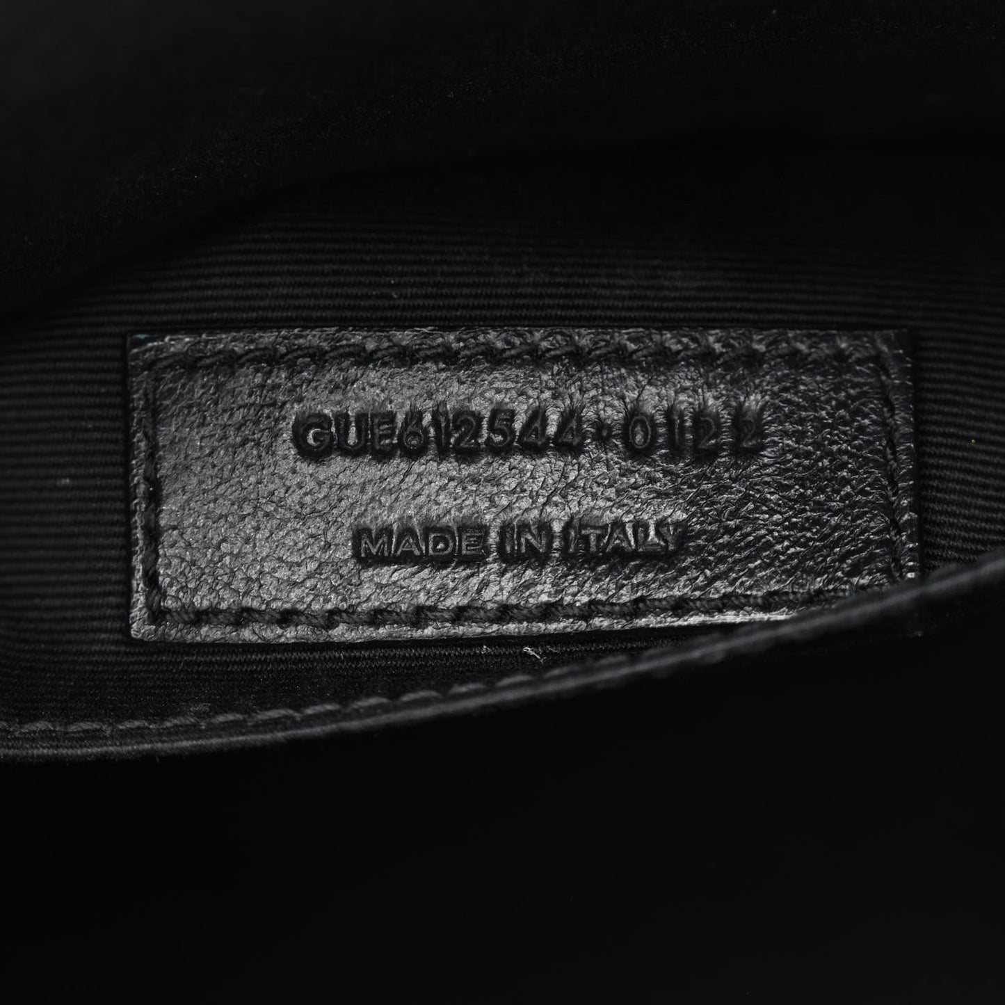 Calfskin Matelasse Monogram Monochrome Lou Camera Bag Black