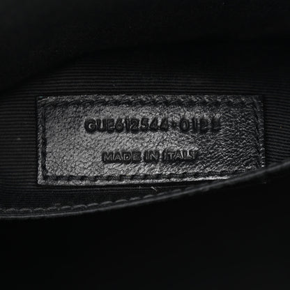 Saint Laurent Calfskin Matelasse Monogram Monochrome Lou Camera Bag Black 6 of 9
