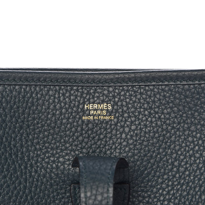 Hermes Taurillon Clemence Evelyne III PM Vert Cypress 6 of 11